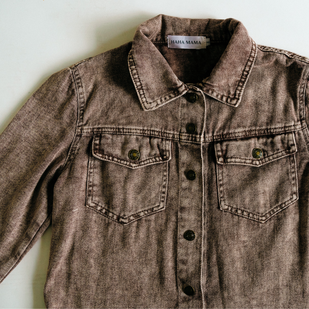 Brown Denim Jacket - Infant