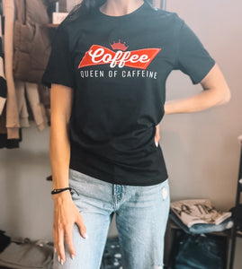 Queen of Caffeine Tee