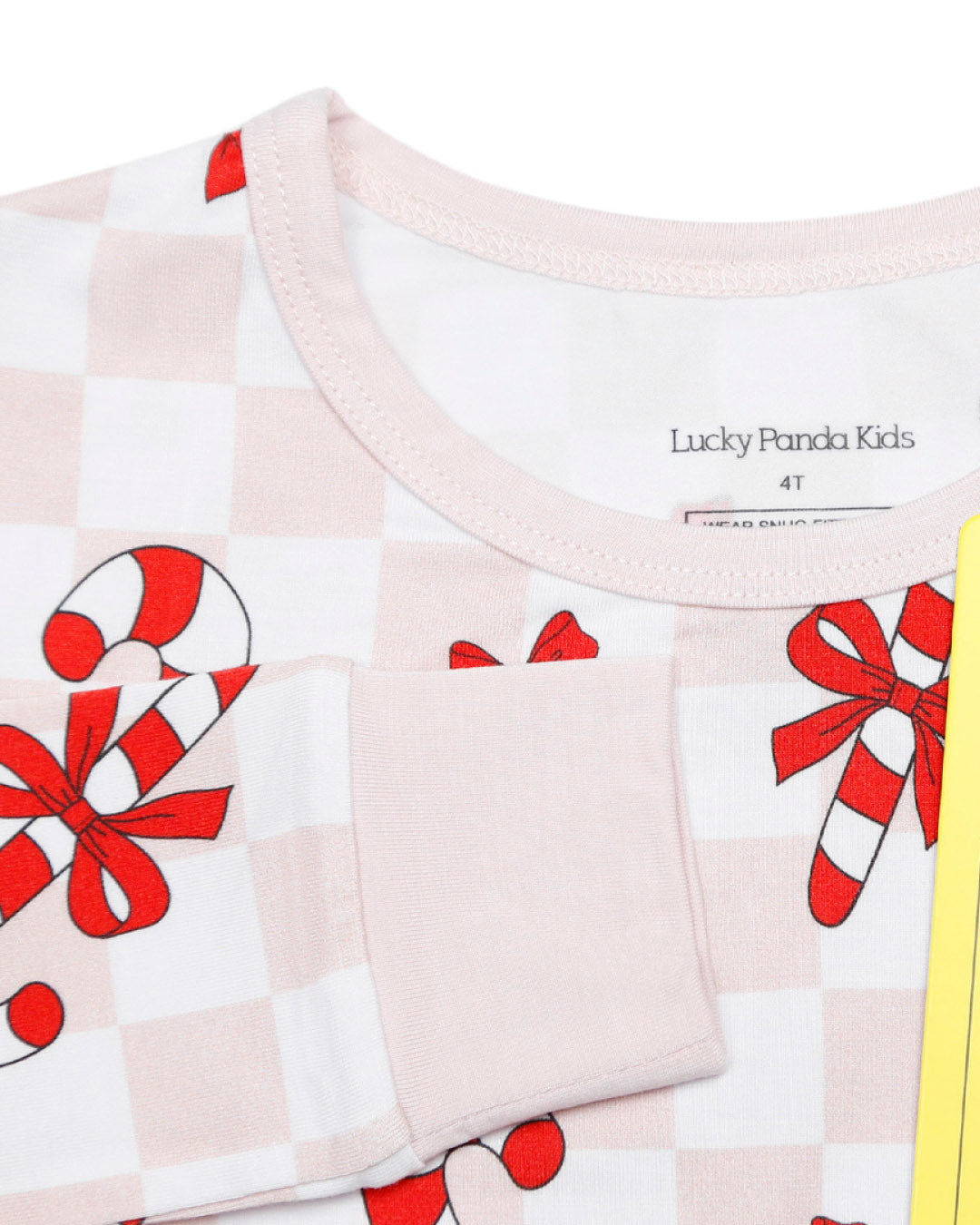 Bamboo Two Piece Set | Bows & Candy Cane