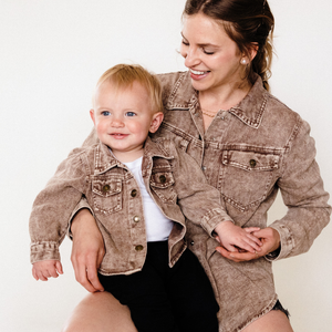 Brown Denim Jacket - Infant