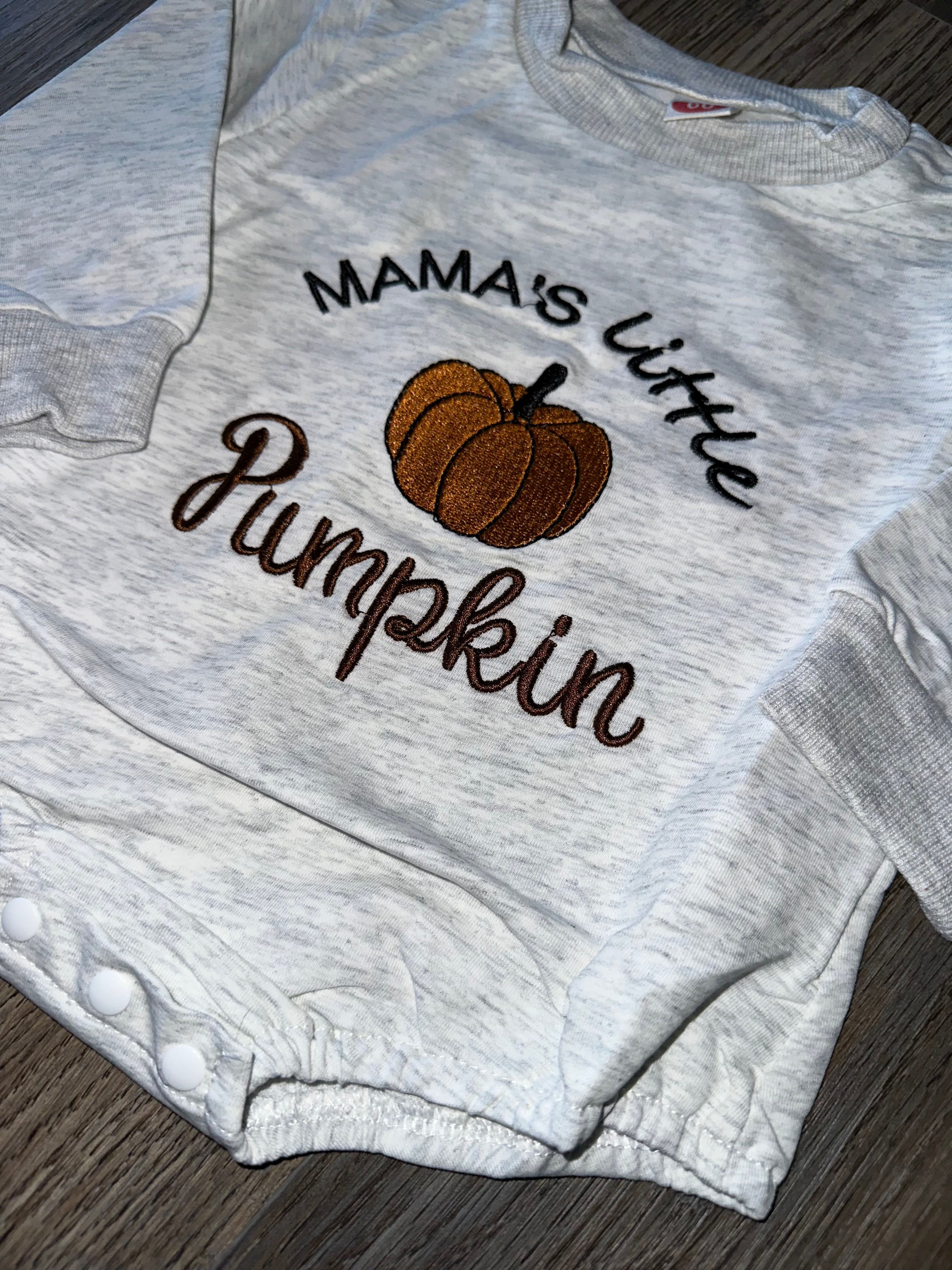 Mama’s Pumpkin Bubble Romper