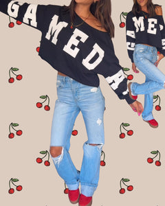 GAME DAY Cropped Longsleeve