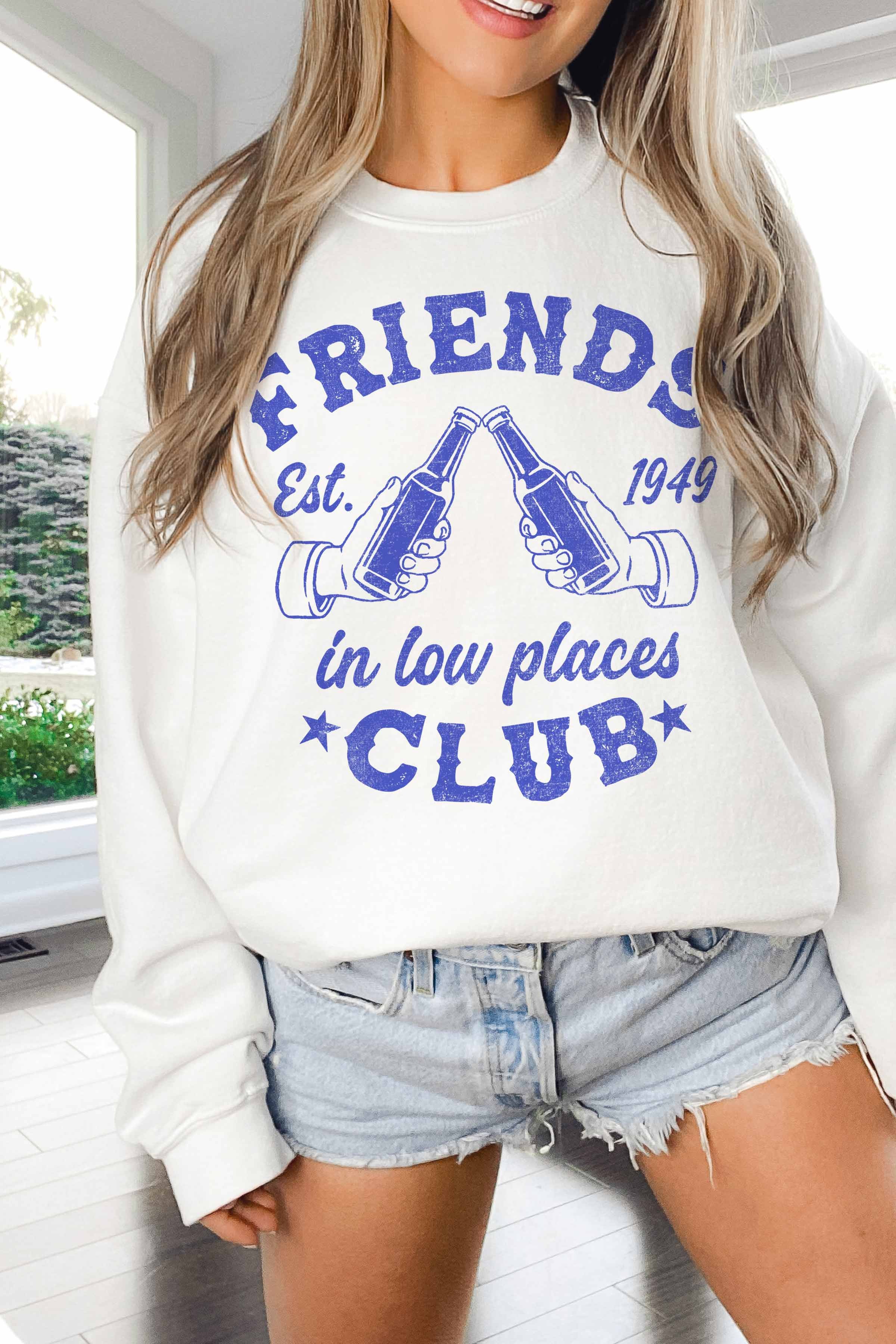 Friends in Low Places Oversized Crewneck