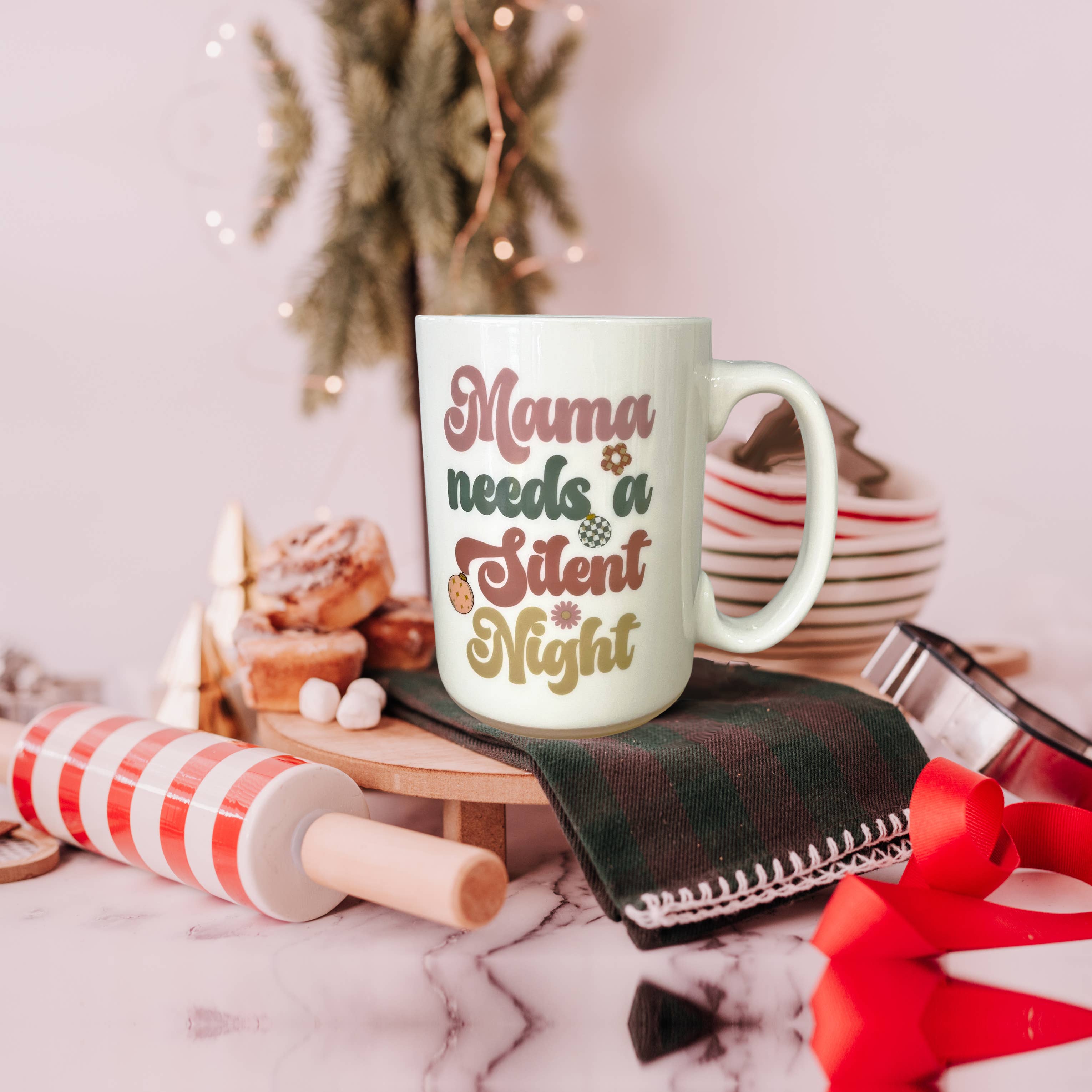 Retro Christmas Mugs