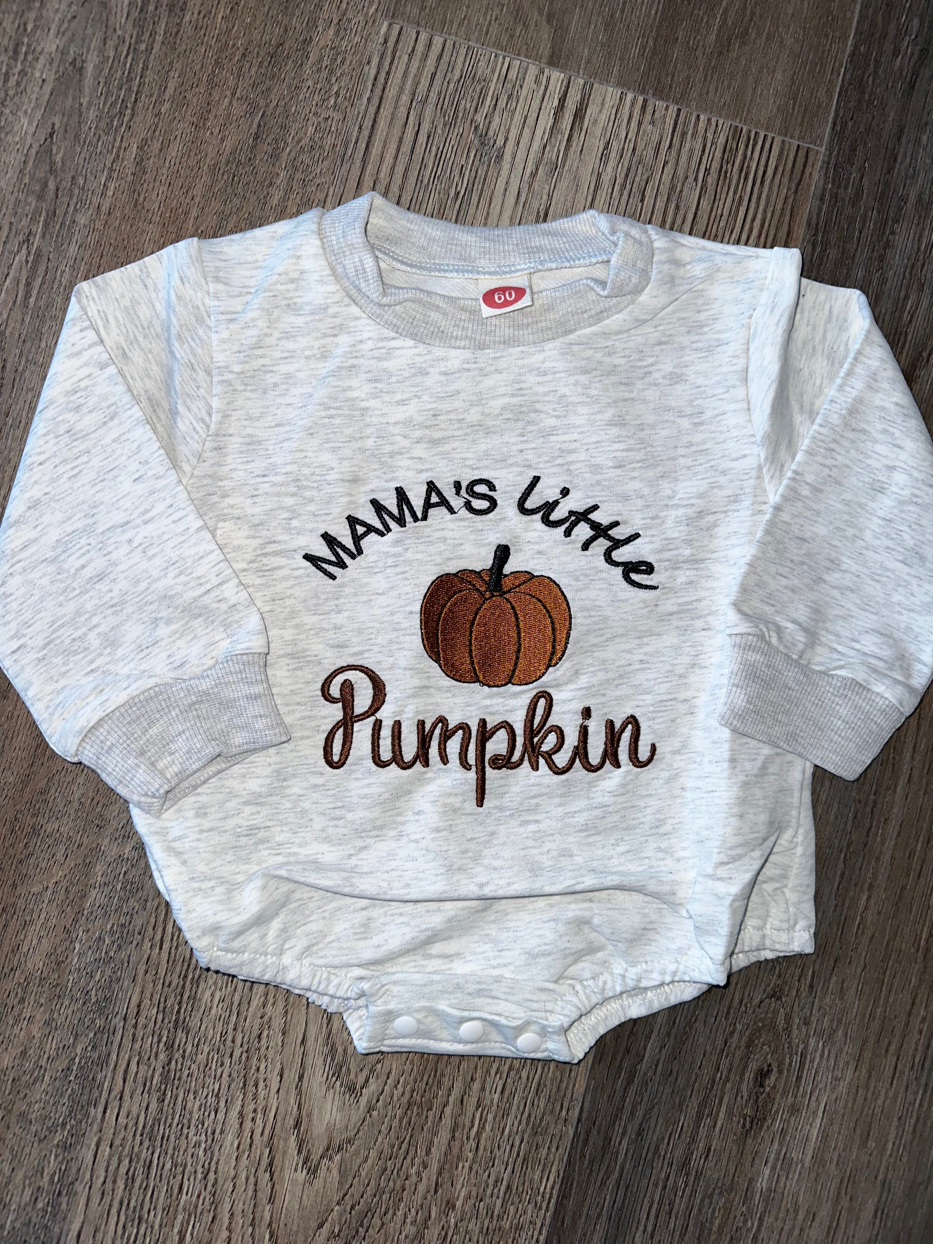 Mama’s Pumpkin Bubble Romper