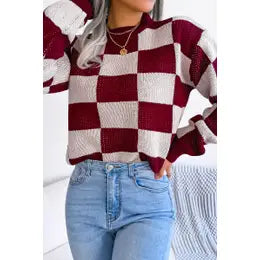 Checkered Sweater