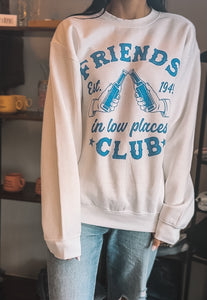 Friends in Low Places Oversized Crewneck