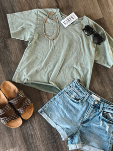 Edgy Crop Tee