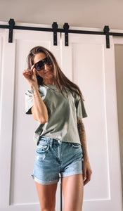 Edgy Crop Tee