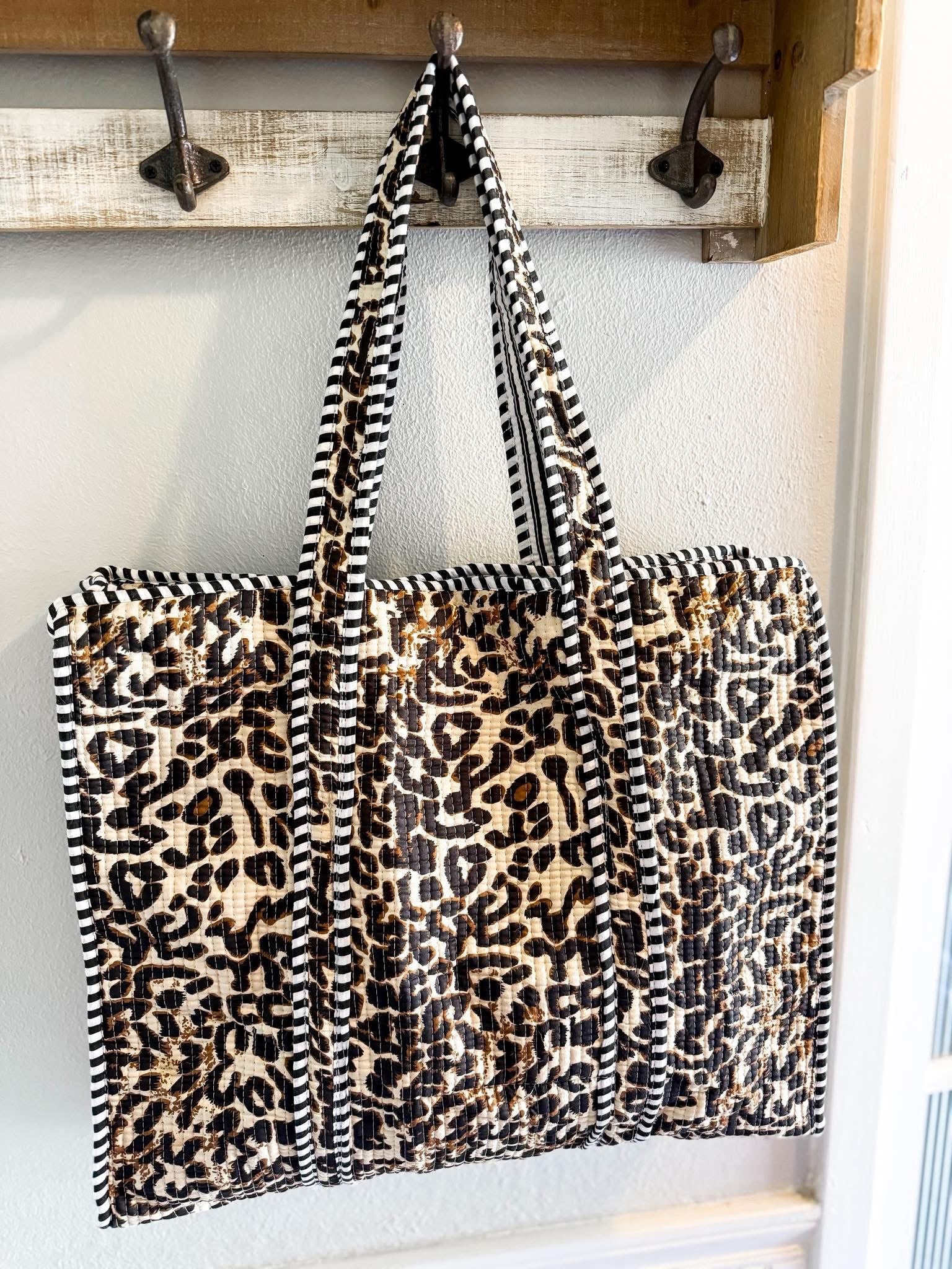 Leopard Quilted Bag