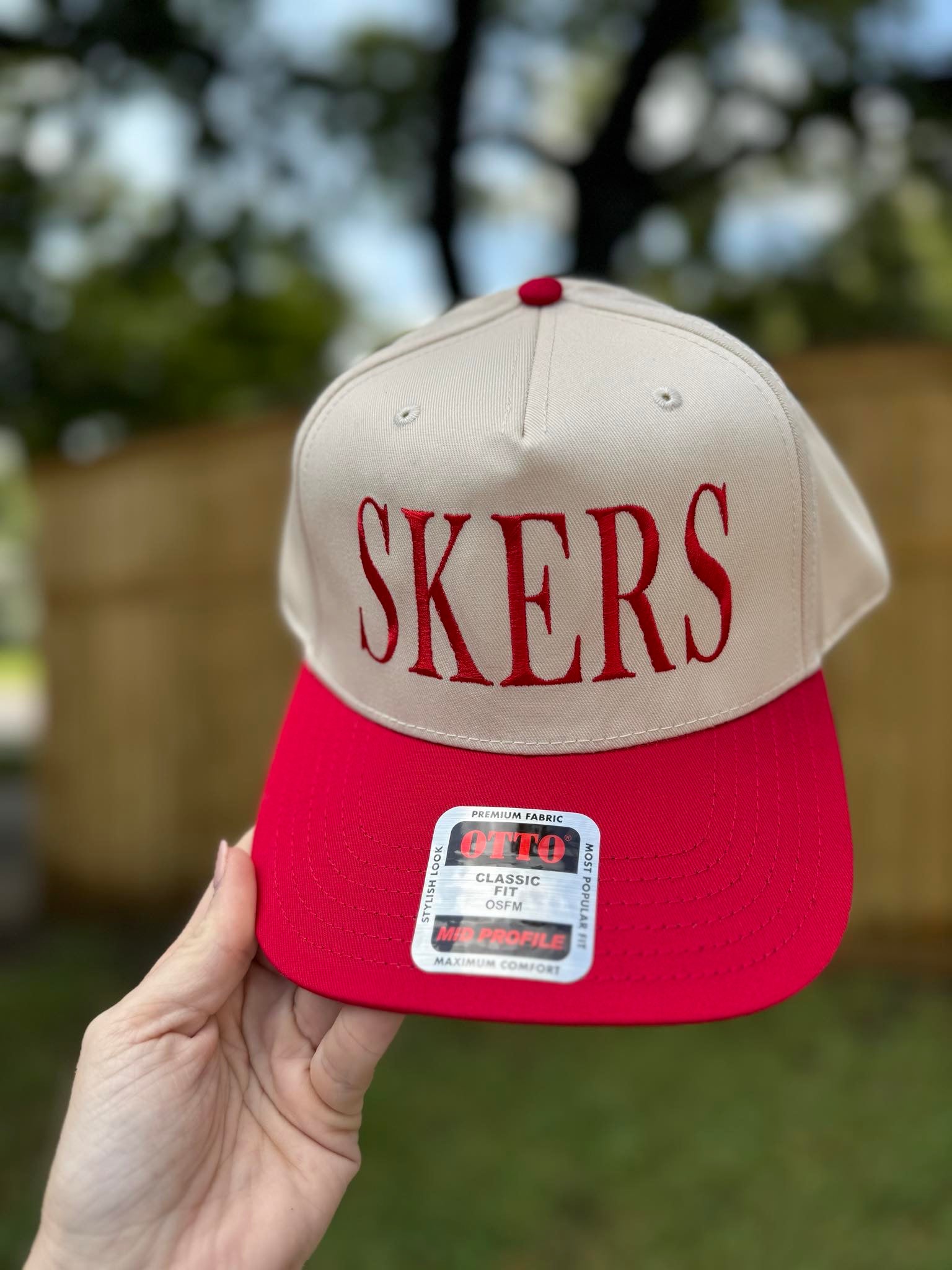 Embroidered Hat-Regular Font