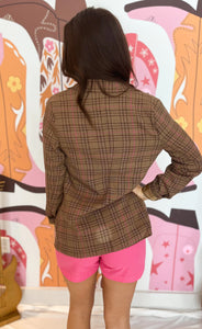 Neapolitan Plaid Blazer