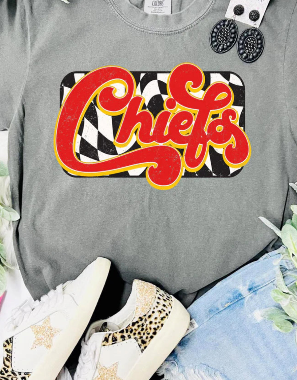 Chiefs Checkered Tee