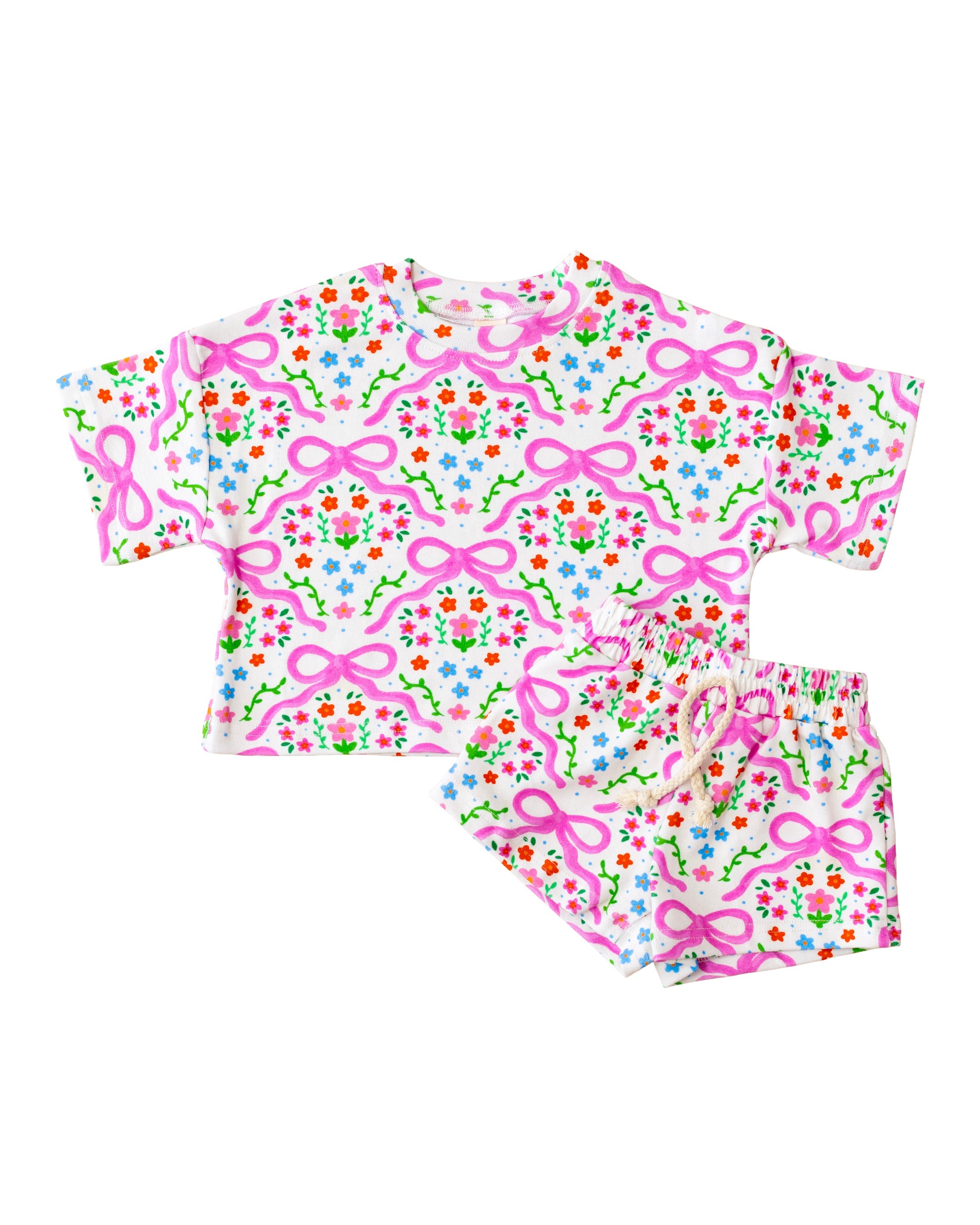 Shorts Set | Coquette Garden