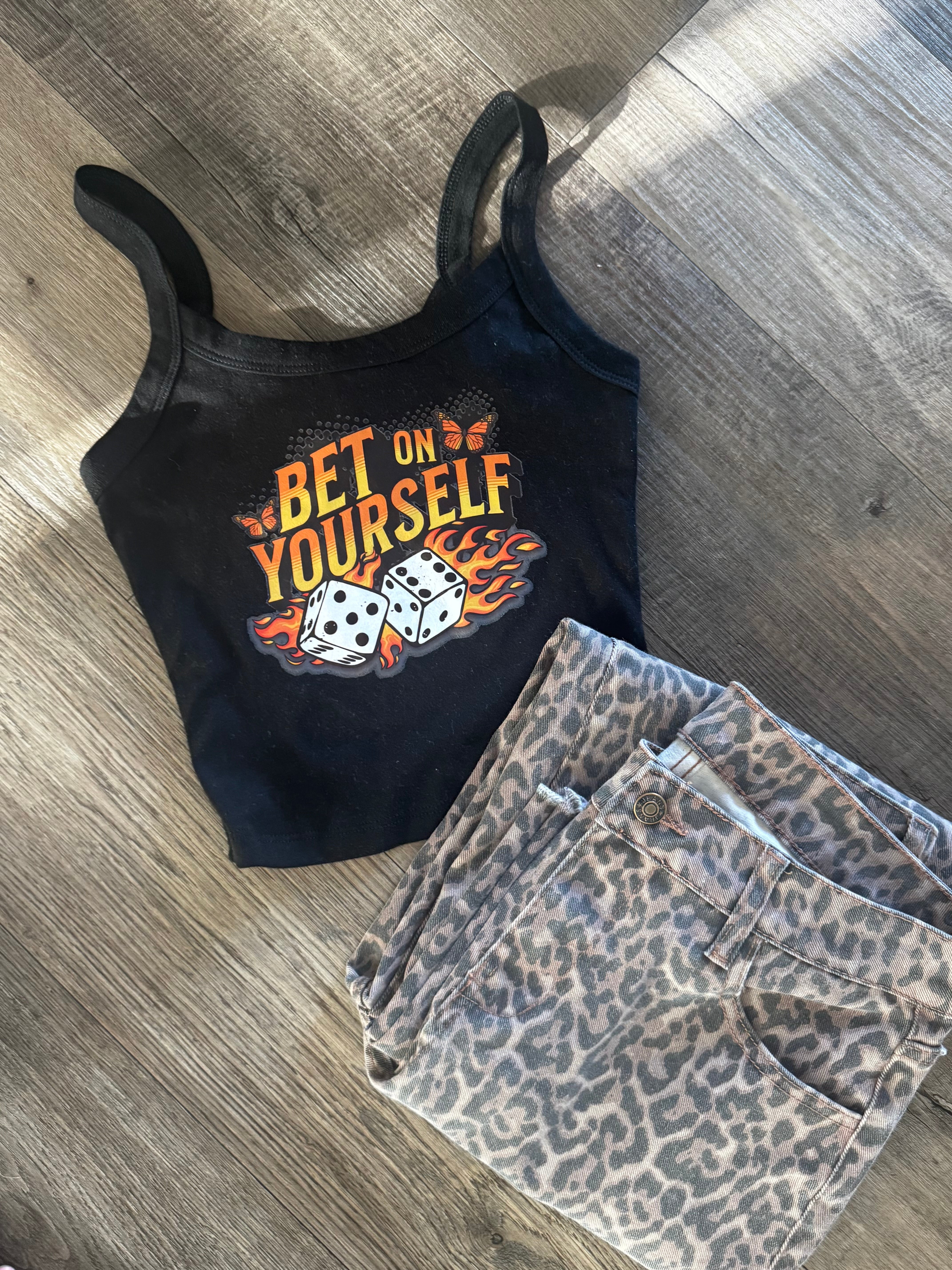 Bet on Yourself Crop Tank