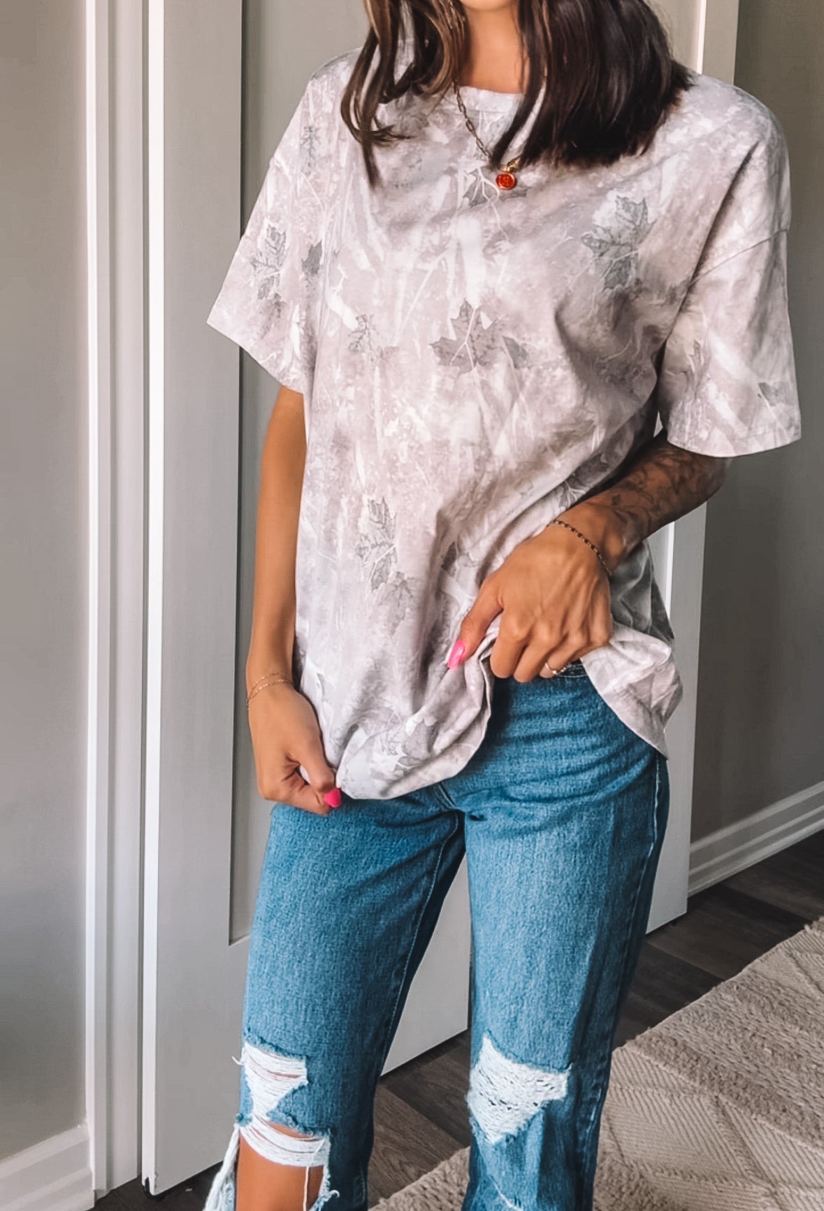 Oversized Camo Tee
