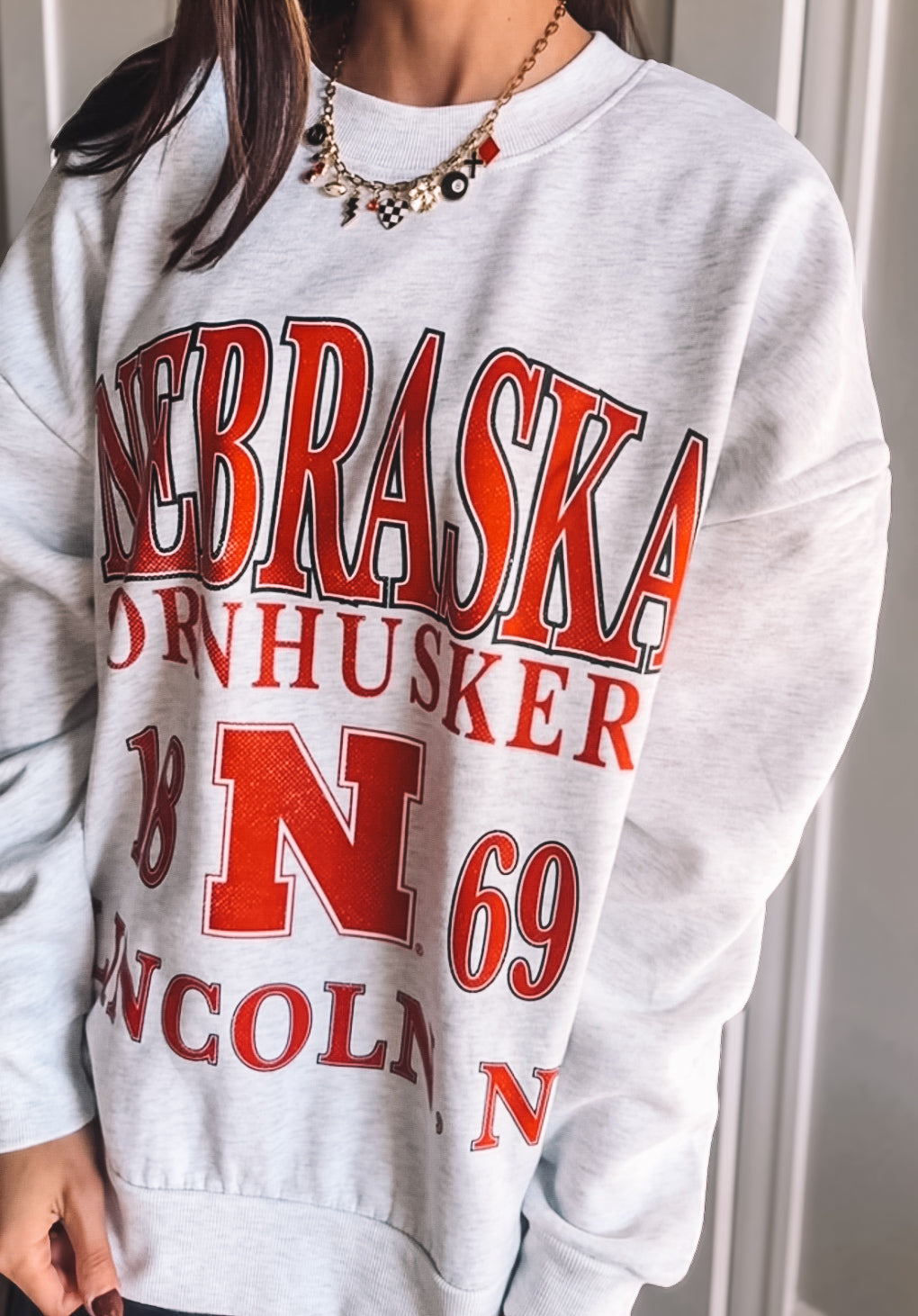 Nebraska Cornhusker Relaxed Crewneck