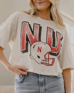 NU Helmet Crop Tee