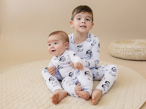 Bamboo Zip Romper | Cool Santa