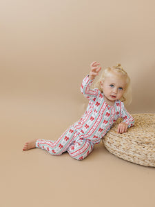 Bamboo Two Piece Set | Retro Candy Cane