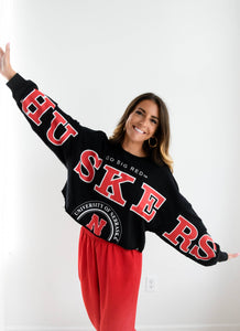 HUSKERS Cropped Longsleeve