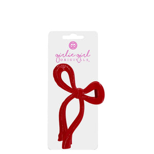 Red Bow Clip