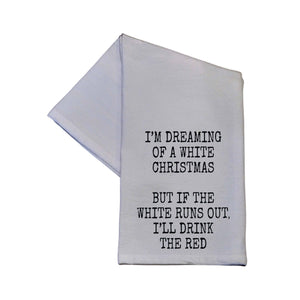 I'm Dreaming of a White Christmas Tea Towel